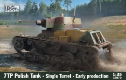 Model plastikowy 7TP Polish Tank Single Turret Early Production Ibg