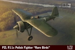 Model plastikowy PZL P.11c Polish Fighter in Rare Birds 1/72 Ibg