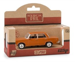 Pojazd PRL Fiat 125p Brązowy Daffi