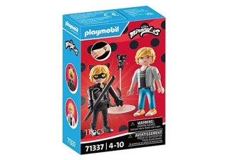 Zestaw figurek Miraculum 71337 Adrien i Czarny Kot Playmobil