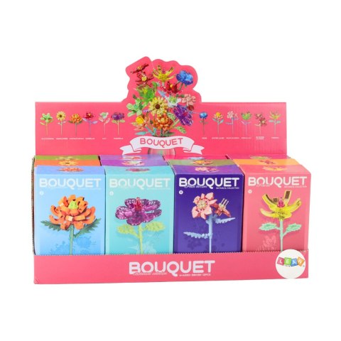 Klocki Konstrukcyjne Pojedynczy Kwiat Dekoracyjny 71-106 el. LEAN Toys