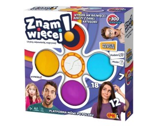 Gra Znam więcej elektroniczna gra familijna Epee