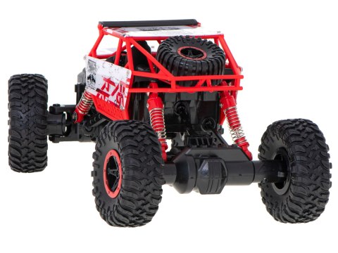 Samochód zdalnie sterowany na pilota RC Rock Crawler HB 2,4GHz 1:18 czerwony Kik Sp. z o. o. Sp. k.