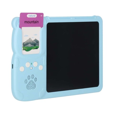 Nauka języka angielskiego czytnik kart do nauki słówek fiszki znikopis niebieski Kik Sp. z o. o. Sp. k.