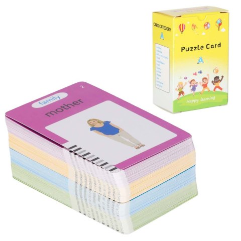 Nauka języka angielskiego czytnik kart do nauki słówek fiszki znikopis niebieski Kik Sp. z o. o. Sp. k.