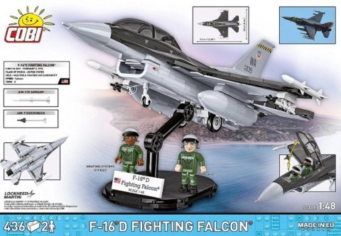 Klocki F-16D Fighting Falcon 436 elementow Cobi Klocki