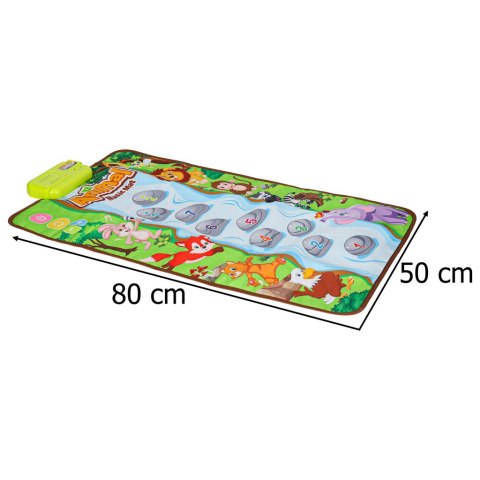 Mata edukacyjna dla dziecka interaktywna muzyczna grająca zwierzątka Kik Sp. z o. o. Sp. k.