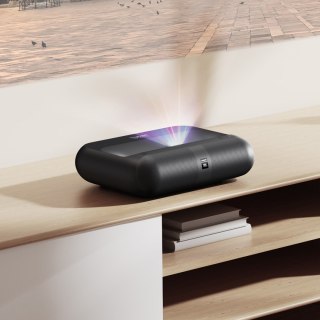 Projektor multimedialny laserowy RGB FullHD 1080p z głośnikami JBL WiFi BT K300s - czarny Yaber