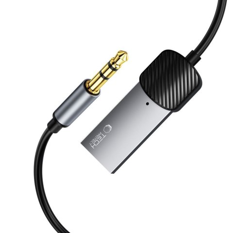 Adapter przejściówka audio AUX mini jack 3.5mm (męski) - Bluetooth - szary Tech-Protect
