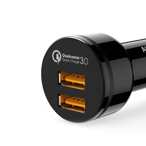 CC-T8 ultraszybka ładowarka samochodowa 2xUSB Quick Charge 3.0 6A 36W AUKEY