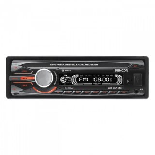 Radio samochodowe z pilotem SCT 3018MR Moc4x40W,USB/SD/MMC Sencor