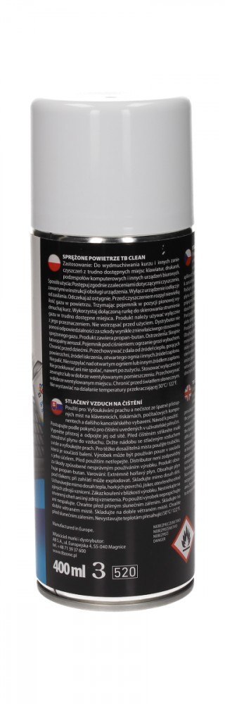 Sprężone powietrze 400 ml TB Clean