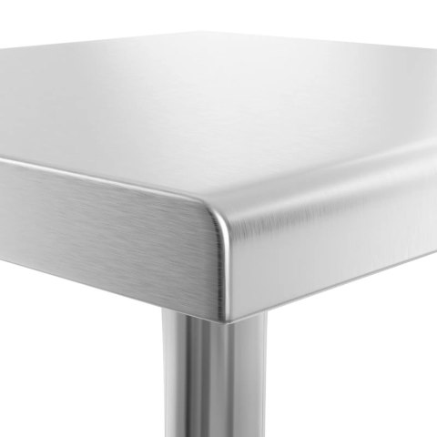 Stół blat roboczy centralny stalowy z półką 150 x 60 cm do 230 kg Royal Catering