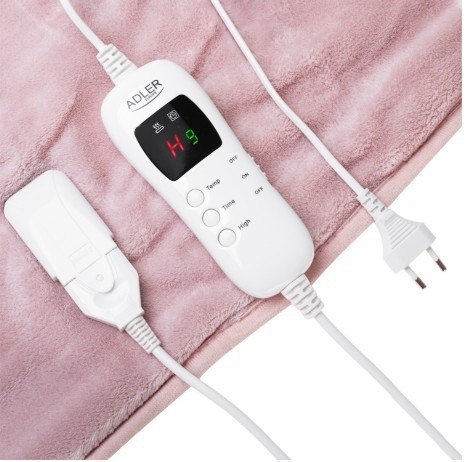 Super miękki koc elektryczny nakładany z pilotem AD 7443 Adler