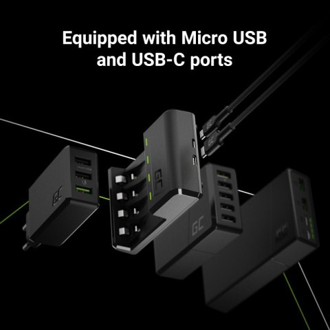 Ładowarka VitalCharger + 4x akumulatory AA 2000mAh Green Cell