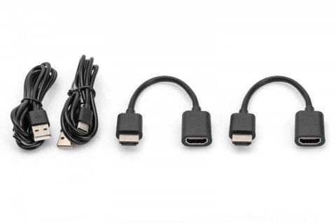 Przedłużacz/Extender HDMI bezprzewodowy 30m UHD 4K30Hz audio (zestaw) Digitus