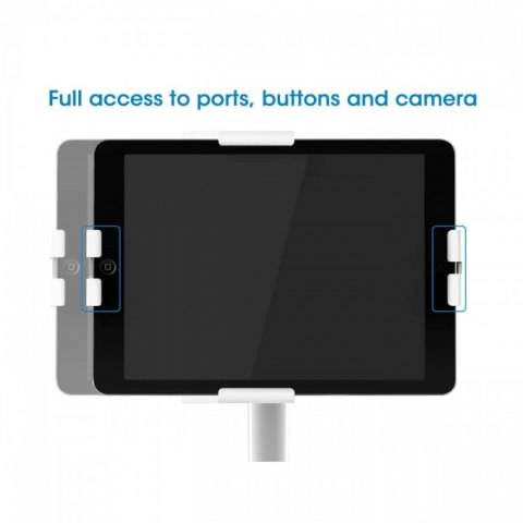 Stojak podłogowy do iPad i tablet 9,7-10,1 cali z ramką i blokadą Techly