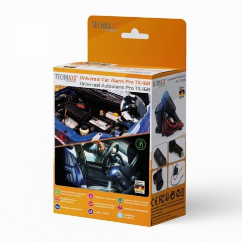 Alarm samochodowy do 10 m TX-168 Technaxx Deutschland GmbH & Co. KG