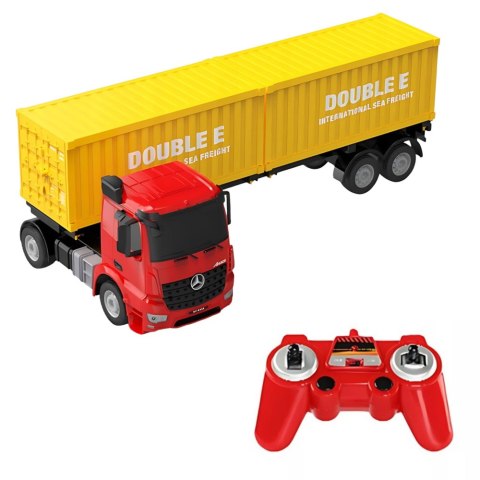 Ciężarówka Z Kontenerem Mercedes-Benz Arocs Zdalnie Sterowana RC 1:26 Double E