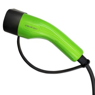 Stacja ładowania EV 2w1 Typ2 | 22kW | Wi-Fi | TUYA | LCD | RFID |3 fazy | Wallbox | 5m Qoltec