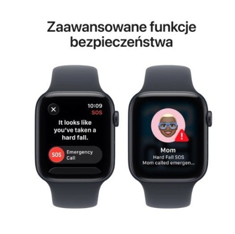 Watch SE 3 GPS+Cellular koperta 44 mm z aluminium w kolorze północy, pasek sportowy w kolorze północy - rozmiar S/M Apple