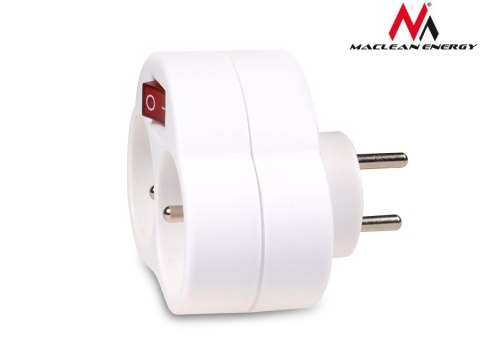 Gniazdko prądowe X2 z wyłącznikiem Energy MCE31 3680W Maclean