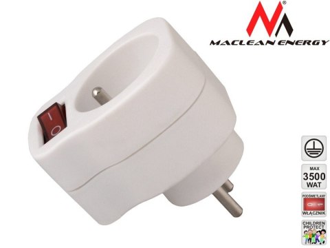 Gniazdo prądowe MCE13 z wyłącznikiem Maclean