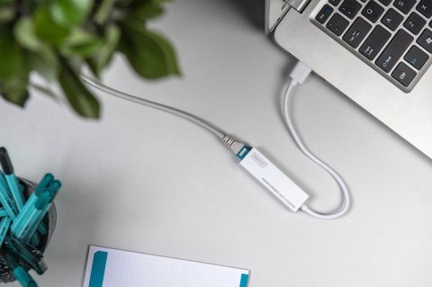 Karta sieciowa przewodowa USB 3.0 do Gigabit Ethernet 10/100/1000Mbps Digitus