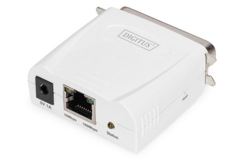 Serwer wydruku Fast Ethernet 1-port 1xLPT, 1xRJ-45 Digitus