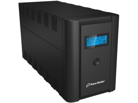 UPS LINE-INTERACTIVE 2200VA 2X 230V PL + 2X IEC OUT,RJ11/RJ45 IN/OUT, USB, LCD PowerWalker