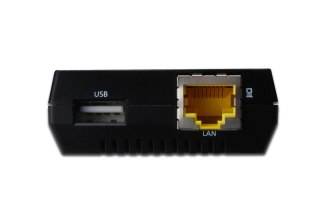 Wielofunkcyjny serwer wydruku/Print server 1xUSB 2.0 Hub sieciowy, NAS, 1x RJ45, LAN 10/100Mbps Digitus