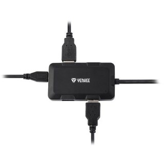 Hub ładujący z 4 portami USB YHB 4341BK, YENKEE