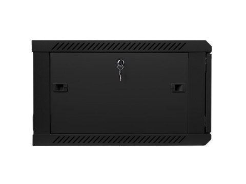 Szafa instalacyjna wisząca 19 cali 6U 600X600mm czarna (drzwi szklane) Lanberg