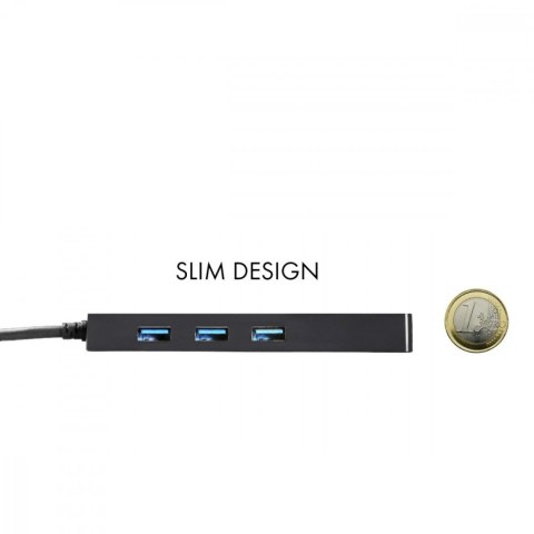 USB-C Slim 3-port HUB z adapterem Gigabit Ethernet I-tec