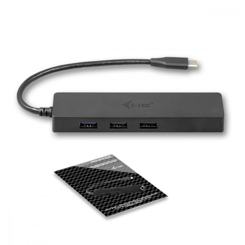 USB-C Slim 3-port HUB z adapterem Gigabit Ethernet I-tec