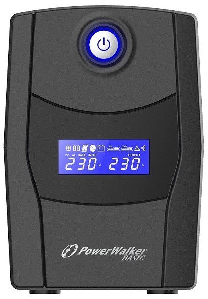 Zasilacz awaryjny line-interactive 800VA STL FR 2x PL 230V, USB, RJ11/45 In/Out PowerWalker