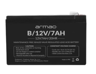 Akumulator 12v agm 12v 7ah uniwersalny B/12V/7AH Armac