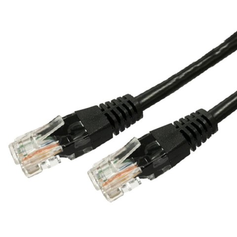 Kabel Patchcord miedziany kat.5e RJ45 UTP 7,5m. czarny TB