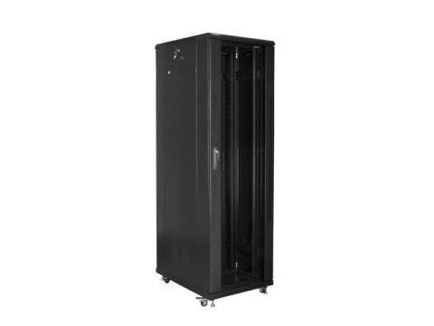 Szafa stojąca Rack 19 cali 42U 800x800mm czarna Lanberg