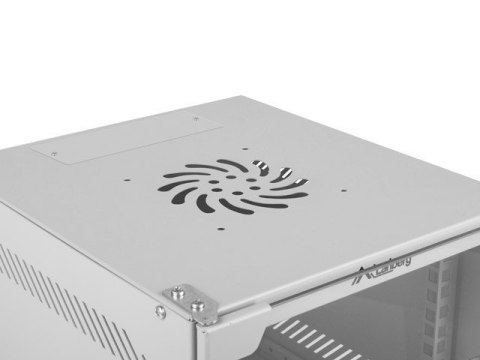 Szafa wisząca 10 cali 9U 280x310mm szara Lanberg