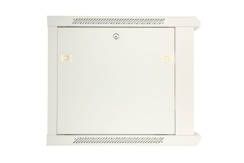 Szafka wisząca rack 12U 600x450 szara metalowe drzwi Extralink