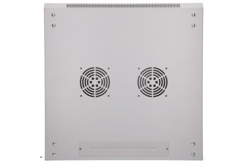 Szafka wisząca rack 4U 600x600 szara szklane drzwi Extralink