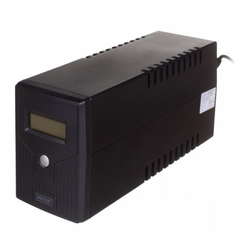 Zasilacz awaryjny UPS Line-Ineractive LCD, 600VA/360W, 1x12V/7Ah, AVR, 2xSCHUKO, USB, RJ11 Digitus