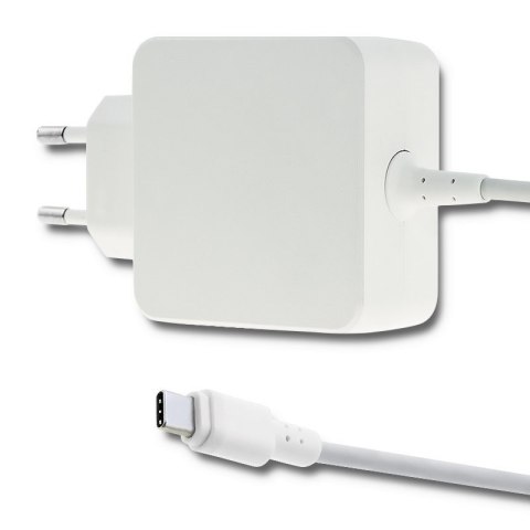 Zasilacz sieciowy 45W 20V 2.25A USB-C Biały Qoltec