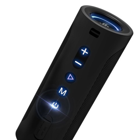 Bezprzewodowy głośnik Bluetooth T6 Pro 45W + LED czarny Tronsmart