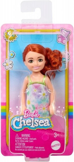 Lalka Barbie Chelsea pastelowa sukienka Mattel