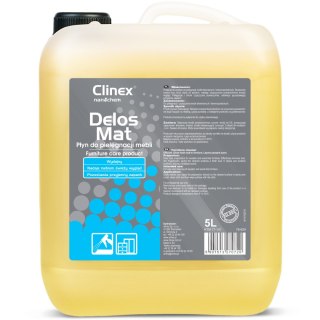 Płyn do pielęgnacji mebli drewnianych usuwa kurz brud CLINEX Delos Mat 5L Clinex