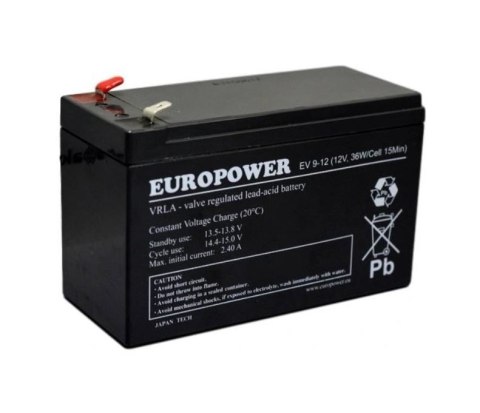 Akumulator EV 12V 9Ah EuroPower