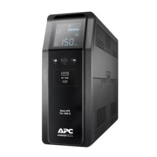 BR1600SI UPS Back ProBR1600VA/960W 6xC13, AVR,LCD, Ładowarka USB A/C Czysta sinusoida przy pracy bateryjnej APC