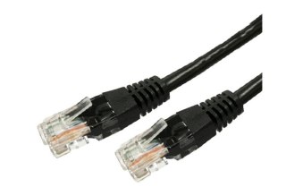 Kabel Patchcord miedziany kat.6A RJ45 UTP 3m. czarny TB